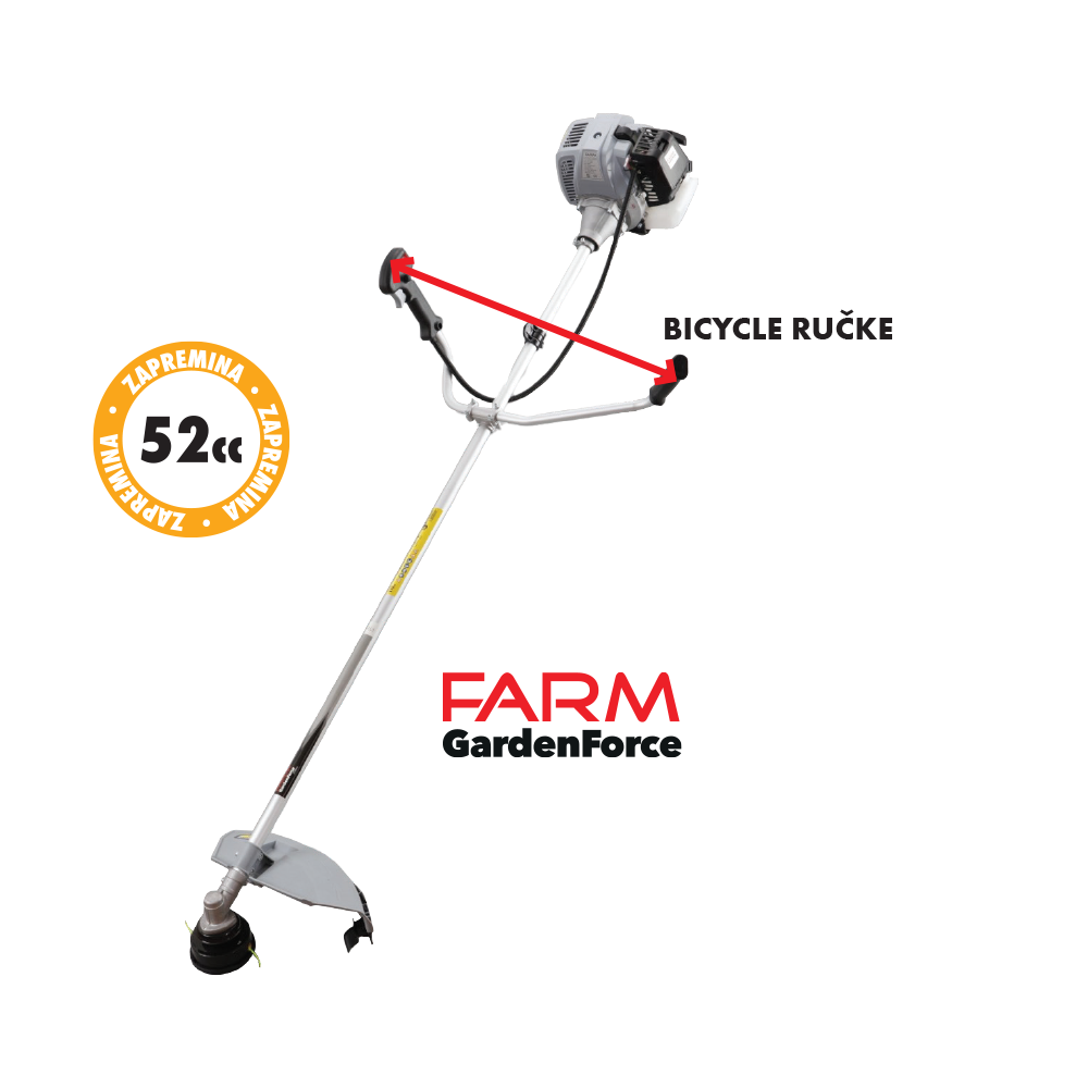 Motorni trimer FT52PBK, 52cc FARM